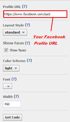 Facebook Follow Button on Blogger