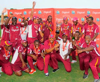 West Indies Team Celebrate