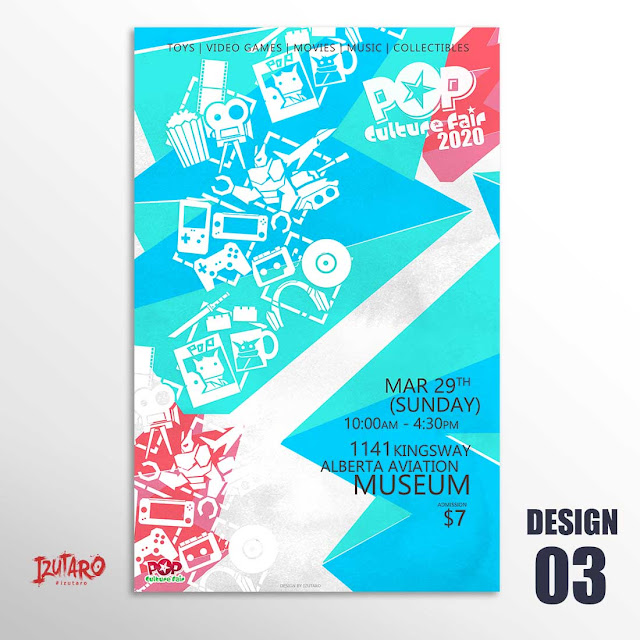 Poster Design for Pop Culture Fair 2020 by Izutaro