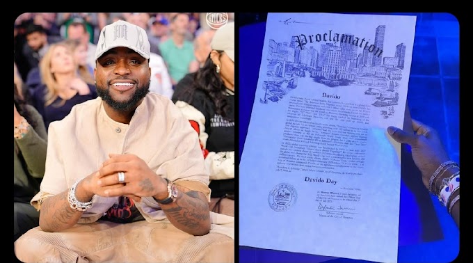 DAVIDO DAY DECLARED IN HOUSTON: A CELEBRATION OF MUSICAL EXCELLENCE