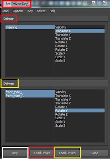 Set drive key settings, keying controller, Maya tutorial