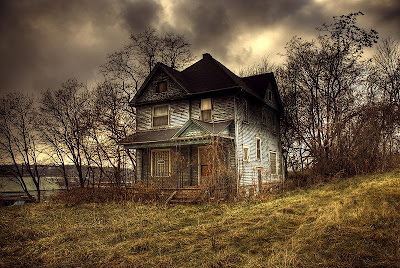 Extremely creepy abandoned house