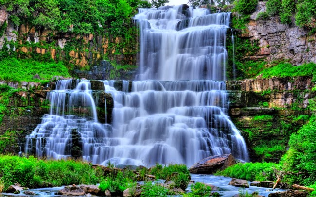 KUMPULAN GAMBAR  AIR  TERJUN  TERCANTIK DI DUNIA Wallpaper 