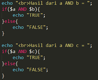 Mengenal Logic Operator Dalam PHP