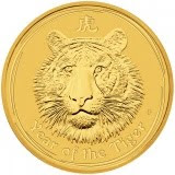 Golden coin year of to Tiger