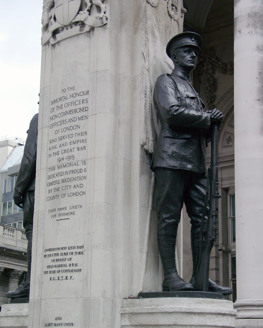 London Troops War Memorial, Royal Exchange, Cornhill, City of London, London