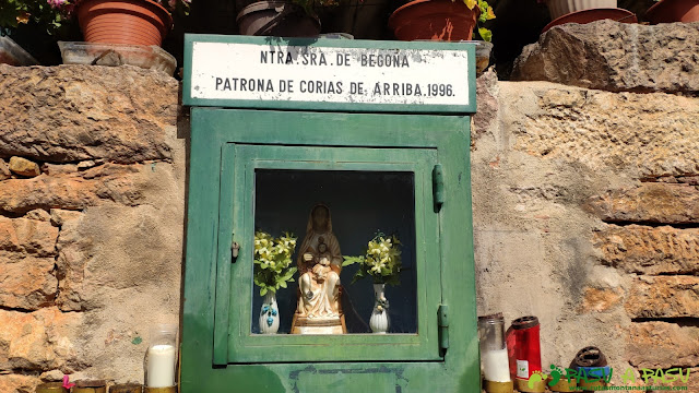 Imagen de Nuestra Señora de Begoña en Corias de Arriba