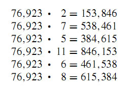 suprising number pattern 4