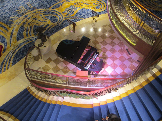 Disney Dream Atrium Grand Piano Disney Cruise Line