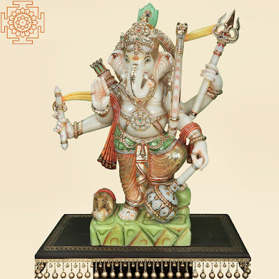 Sri Ganesha Marble Idol