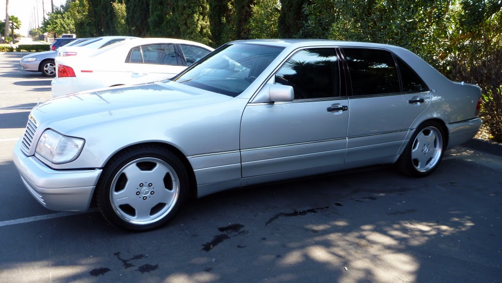 MercedesBenz S600 W140 Silver on AMG rims 18inch