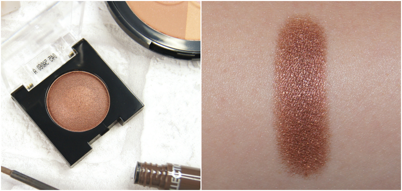 collection work the colour baked bronze solo eyeshadow review swatch
