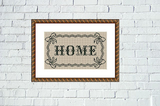 Home cross stitch pattern - Tango Stitch