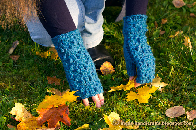 Metsviinapuu randmesoojendajad / Virginia Creeper Mitts