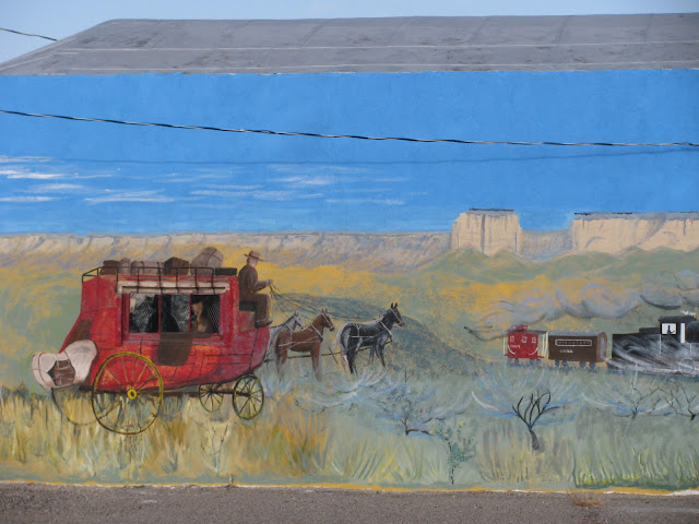 Detail of Chugwater Museum mural - Chugwater, Wyoming