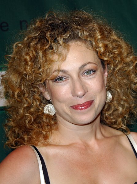Alex Kingston Natural Curly Hairstyles