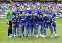 VALENCIA C. F. Temporada 2012-13. Diego Alves, Jonas, Víctor Ruiz, Jérémy Mathieu, Ricardo Costa, Gago. Andrés Guardado, Feghouli, Soldado, Tino Costa y Joao Pereira. REAL MADRID C. F. 1 VALENCIA C. F. 1. 19/08/2012. Campeonato de Liga de 1ª División, jornada 1. Madrid, estadio Santiago Bernabeu: 74.000 espectadores. GOLES: 1-0: 10’, Higuaín. 1-1: 42’, Jonas.