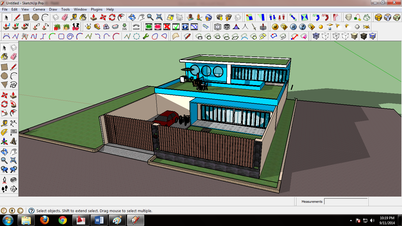 Desain Rumah Minimalis Format Autocad Denah Rumah