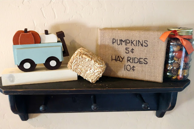 This is a fun and easy DIY burlap sign for fall.  Easy to personalize and make your own!