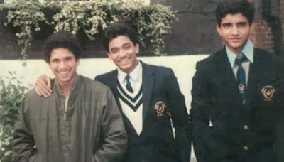 sachin with ganguly