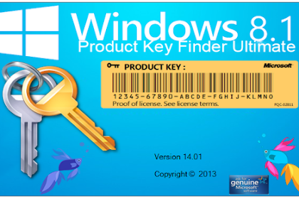 Windows 8.1 Product Key Finder Ultimate 14.01.1