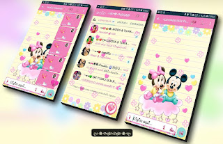 Mickey & Minnie Theme For YOWhatsApp & Fouad WhatsApp By Nanda