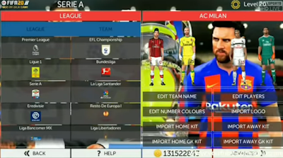 FTS Mod FIFA20 by Gila Game