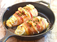 Bacon-Wrapped Cheese-Stuffed Chicken