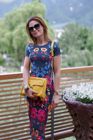 Asos bodycon dress, MAC yellow bag, Fashion and Cookies