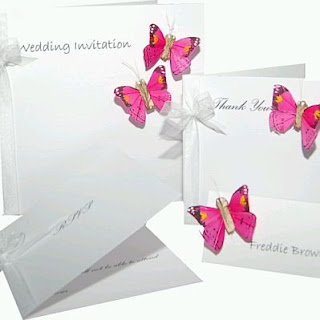 Tarjetas de Boda con Mariposas, parte 1