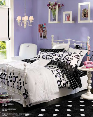 black and silver bedroom ideas · teen bedrooms painted purple