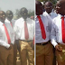 Photos of  clergyman, David Oyedepo, wearing his secondary school uniform