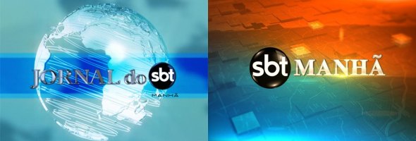 Nova logomarca do "SBT Manhã"