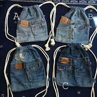 Ideas de bolsos de jeans reciclados