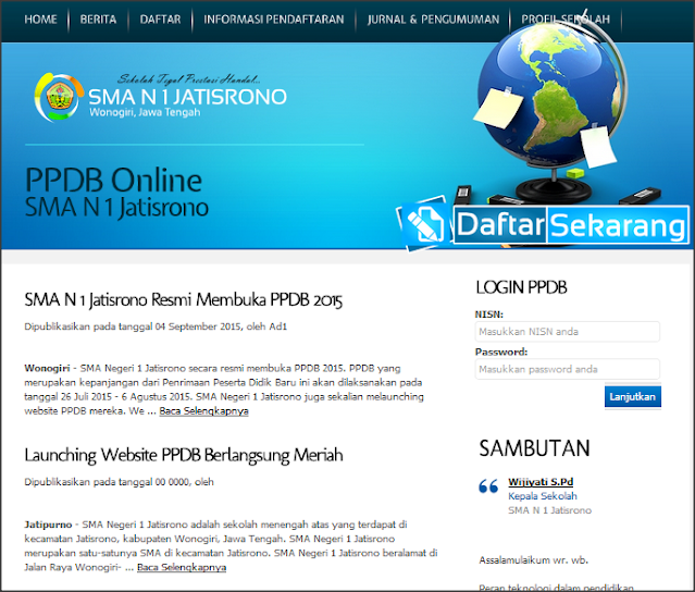 Perangkat Guru Aplikasi Penerimaan Siswa Baru (PSB) Online Berbasis Web 1