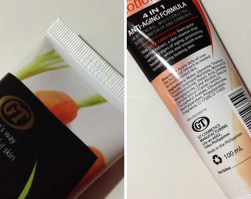 Gt Cosmetics Carrot Lotion And Carrot Soap Review Woman Elan Vital Davao Lifestyle Blog