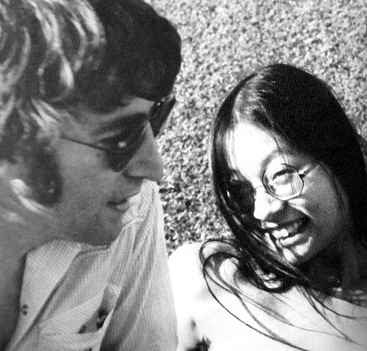 May Pang and John Lennon