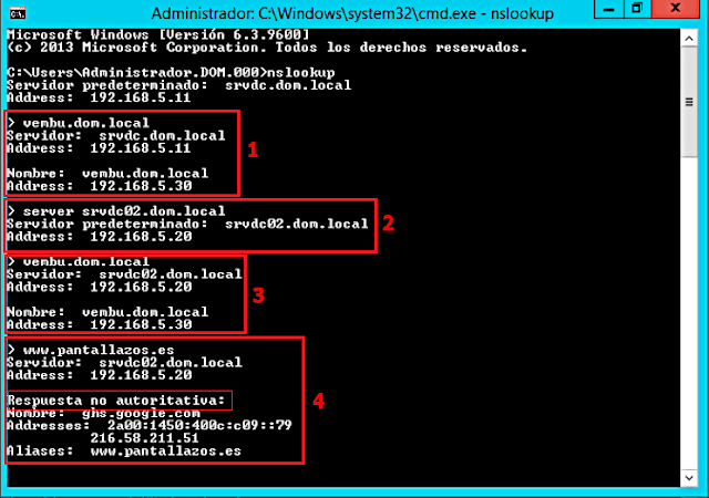 Microsoft Windows: NSLookUp - Nslookup set q=A