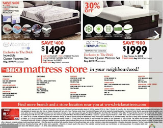 The Brick Mattress store January 9 - 24, 2018 New year's