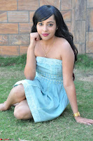 Sahana New cute Telugu Actress in Sky Blue Small Sleeveless Dress ~  Exclusive Galleries 051.jpg