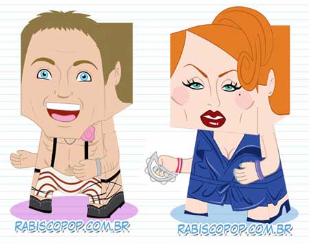 Scissor Sisters Papercraft