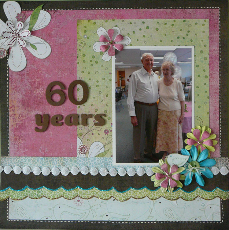 It's a photo of my parents on their 60th wedding anniversary