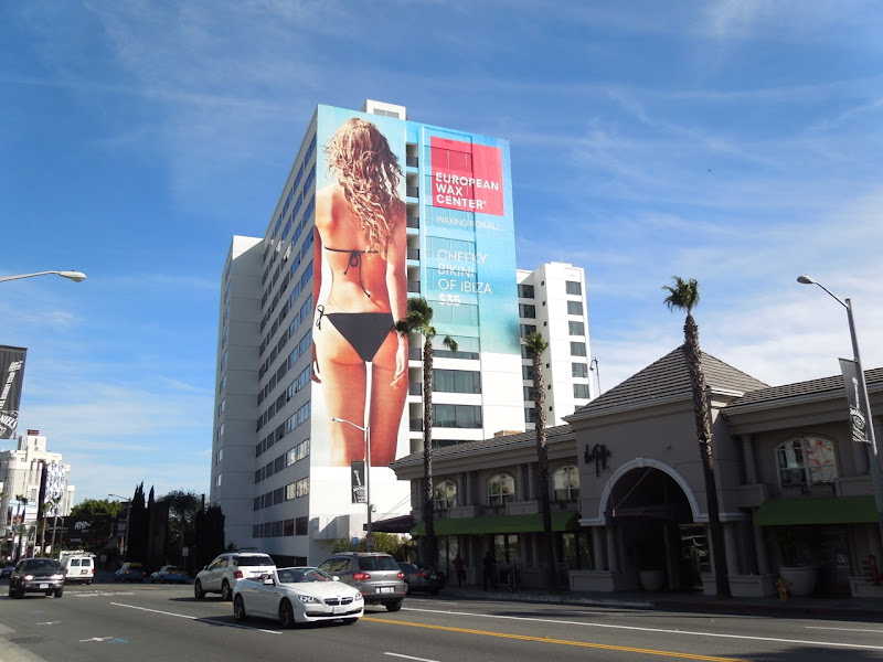 European Wax Center Ibiza bikini billboard