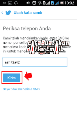 cara masuk twitter tanpa password