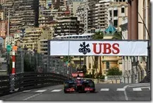 Button nelle prove libere del gran premio di Monaco 2012