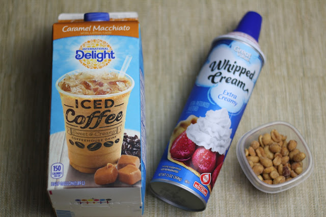 Make yourself a coffee-house quality iced coffee drink in minutes with the International Delight Caramel Macchiato.