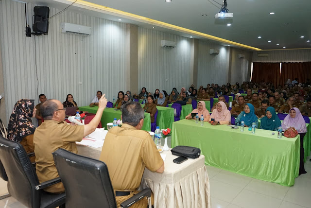 Sekda Buka Rakor Teknis dan Evaluasi Pelaksanaan Deteksi Dini, Preventif  dan Respon Penyakit