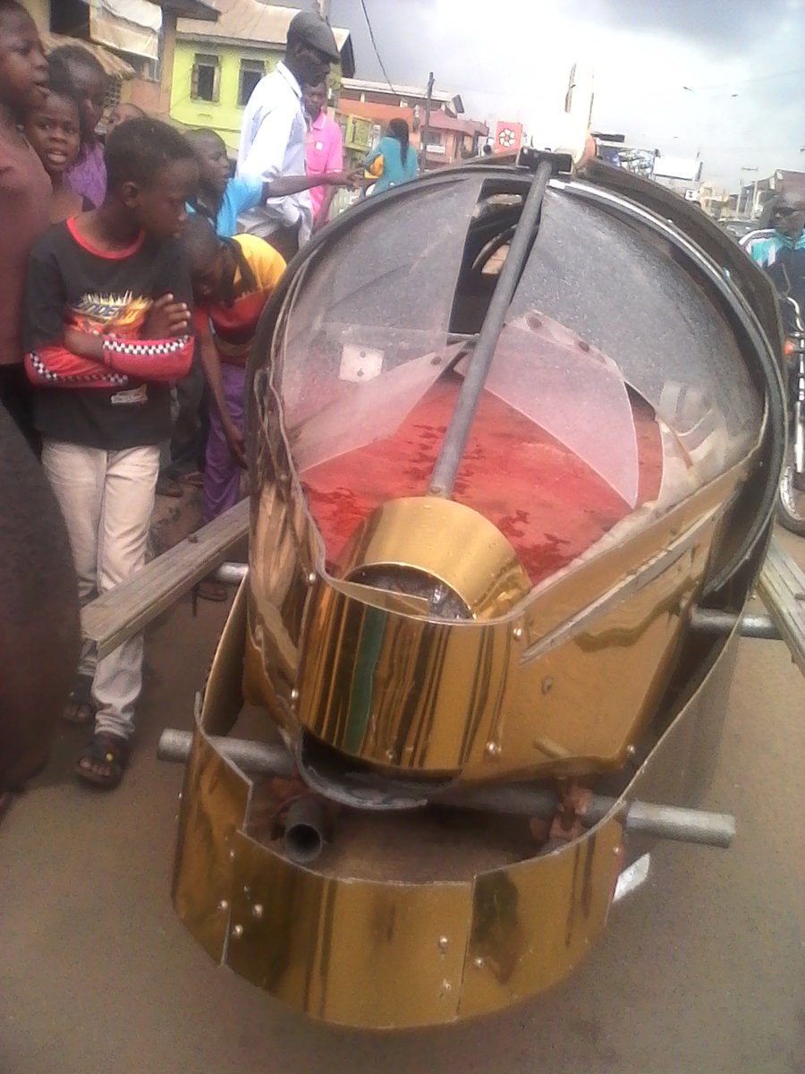 Man Causes Commotion Over Strange Invention In Ibadan