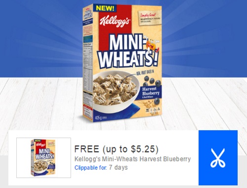Mini-Wheats Free Harvest Blueberry Cereal
