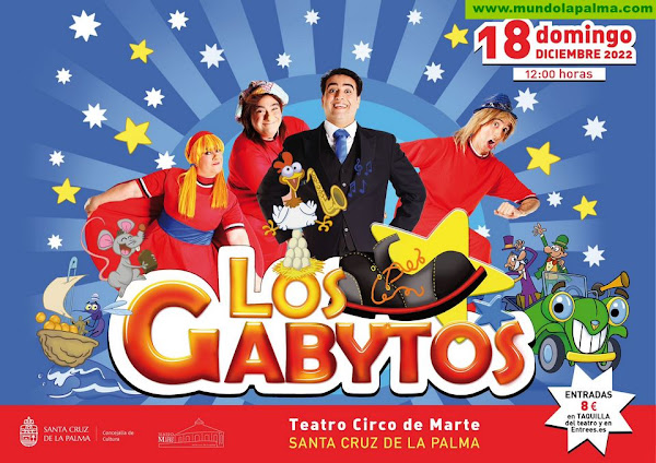 Santa Cruz de La Palma ofrece el mejor tributo a ‘los payasos de la tele’ con el espectáculo de Los Gabytos
